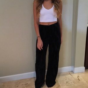 Betsey Johnson • Navy blue velvet pants